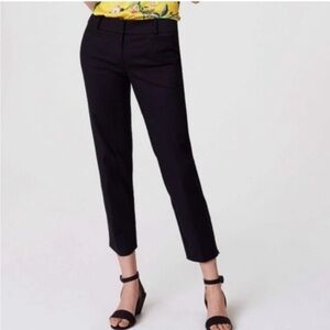 LOFT Marisa Riviera pant cropped size 0P black